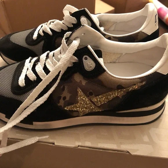 SOLD! Golden Goose camo running sneakers NIB - Picture 4 of 7